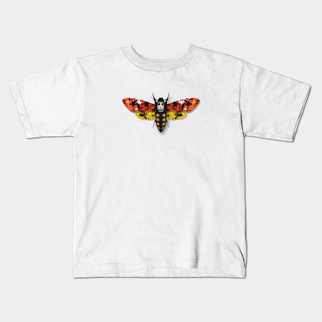 Death Moth Kids T-Shirt by Creatum